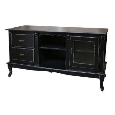 Imagem de Rack Luiz XV com 02 gavetas e 01 porta - 713 - Meyer, (ME) Verniz Avel