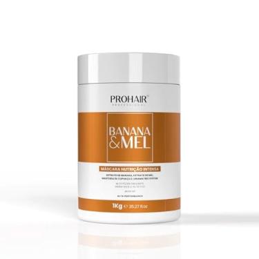 Imagem de Máscara Nutrição Intensa Banana e Mel 1kg ProHair Cabelos Macios e Brilhantes