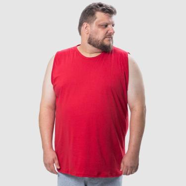 Imagem de Camiseta Regata masculina algodão plus size Machão Grande-Masculino