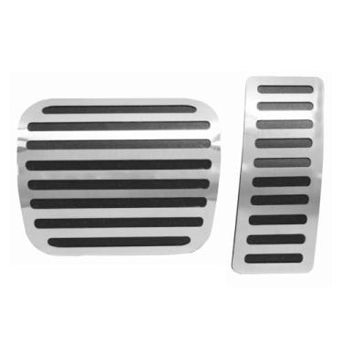 Imagem de Pedaleira lisa em Aço Inox compatível com Volkswagen T-Cross Automático