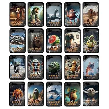 Imagem de CKHOF (20 PCS x 2packs) Tung Tung Tung Sahur Italian brainrot Character Cards tralalero tralala Ancient Mythology AI Battle Power Trading Cards for Collectors & Strategy Board Game
