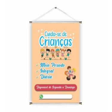Imagem de Banner pronto Cuidadora de Criança BA 125 medida 45x70 cm arte pronta