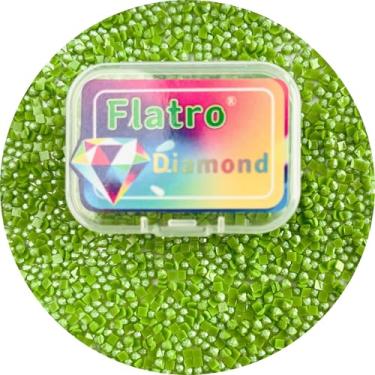 Imagem de Grânulos de pó de fada de arte de diamante, brocas brilhantes quadradas de resina de fundo plano para acessórios de pintura de diamantes, pontos de substituição para strass de pintura de arte de