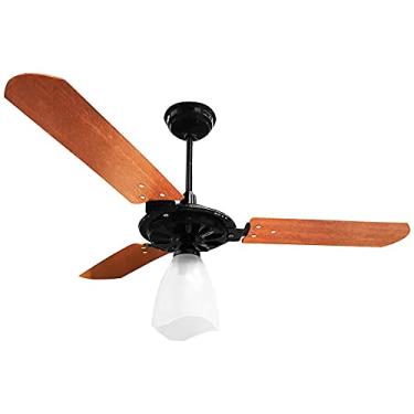 Imagem de Ventilador de Teto Yris Ventex Preto/Mogno 127V