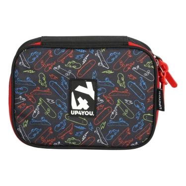 Imagem de Estojo Escolar Infantil 100 Pens Up4you By Luxcel Preta