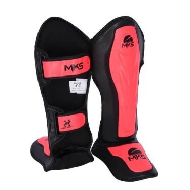 Imagem de Caneleira MKS Contender Neo em PU, Preto, Pink, M
