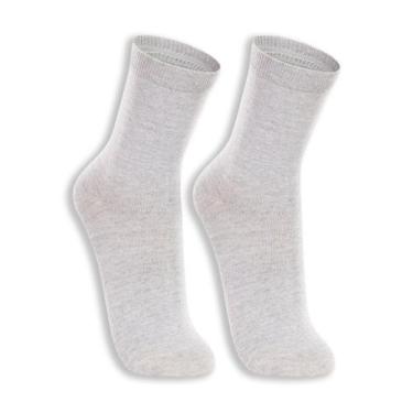 Imagem de Kit 2 Pares de Meias Cano Longo Lupo 4575-088, Cinza