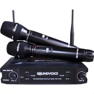 Imagem de Microfone Sem Fio Uhf Soundvoice Mm-320