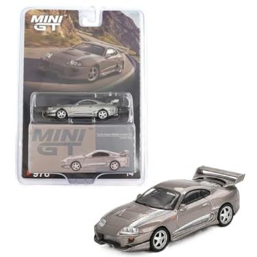 Imagem de Modelo de carro fundido compatível com Mini GT 1:64 Toyota Supra VeilSide Combat V-II Combat Grey Edição Limitada MGT00978