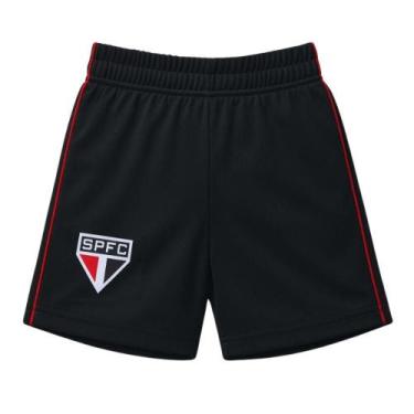 Imagem de Shorts Infantil São Paulo Oficial (1 a 14 Anos) - Revedor, Tam 6