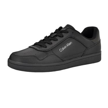 Imagem de Calvin Klein Tênis masculino Landy, Preto/Branco 002, 44