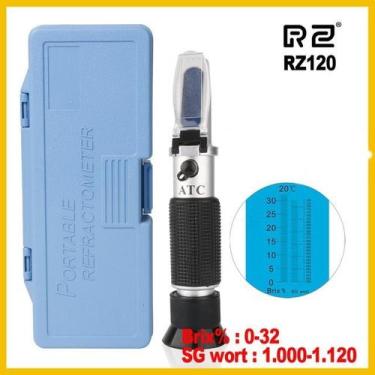 Imagem de Refratômetro Portátil 0-32% Brix E Gravidade Específica - RZ120