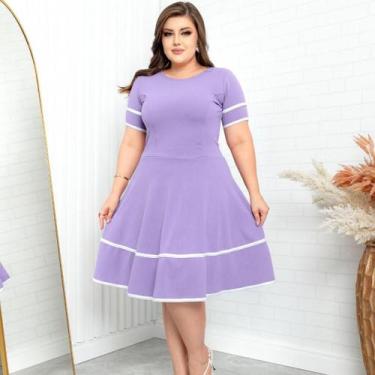 Imagem de Vestido Rodado Social Evangelico Modelador Festas Barato Oferta - Univ