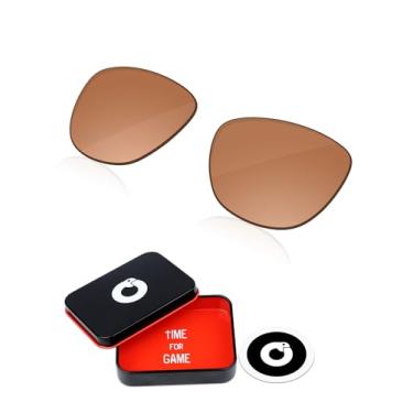 Imagem de OWORK Lentes de reposição de policarbonato para óculos de sol Ray-Ban Meta Skyler RW4010 52 mm - marrom