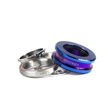 Imagem de Root Industries Fone de ouvido Air High Stack – Fone de ouvido para trotinete de truques – Fone de ouvido integrado profissional BMX/Scooter Freestyle – Opções de cores premium seladas rapidamente (Blu Ray)