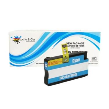 Imagem de Cartucho de Tinta Compatível 954XL L0S62AB Ciano 26ml