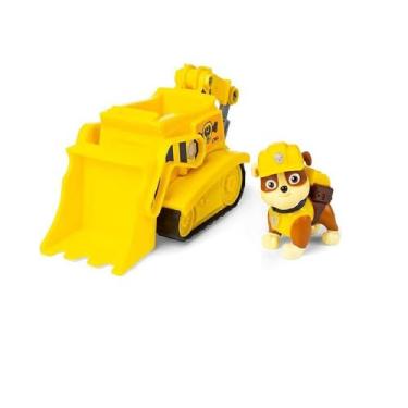 Imagem de Patrulha Canina Boneco Brinquedo Veiculo Solido Rubble - Sunny