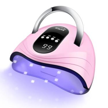 Imagem de Lâmpada de unhas de gel UV Sunrich 120W LED Nail Light Fast Dryer