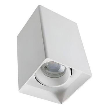 Imagem de Kit 2 Spot Sobrepor Quadrado Recuado + 2 Lâmpada Mr16 6,5w - Embu Led,