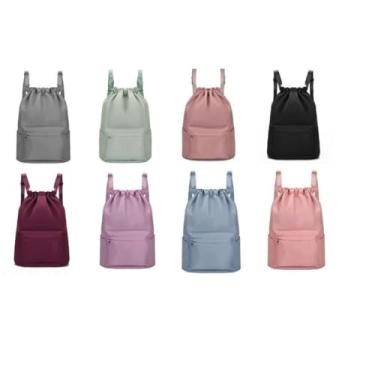 Imagem de Mochila,Mochila Bolsa Unisexo Costas PlaníCie Comum Academia Esportiva Pilates Trabalho De Futebol Fang (aleatoria)