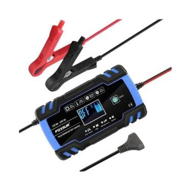 Imagem de Carregador Automático Rápido De Bateria De Carro 12V 8A 24V 4A Para Ca