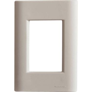 Imagem de Placa 3 Postos 4x2 Tramontina Giz Fendi Sem Suporte Tramontina