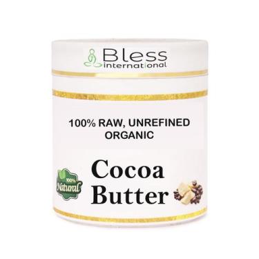 Imagem de Manteiga de cacau Bless International 450 g 100% orgânica de grau A