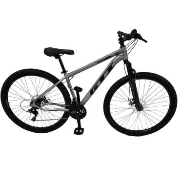 Imagem de Bicicleta Gti Roma Aro 29 Prata E Preto 21v 17