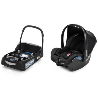 Imagem de Bebê Conforto Maxi Cosi Citi 2 e Base Carro 0 a 13kg Preto Essential Black Com Balanço Recém Nascido Capota UV50+ Dispositivo de Retenção Veicular
