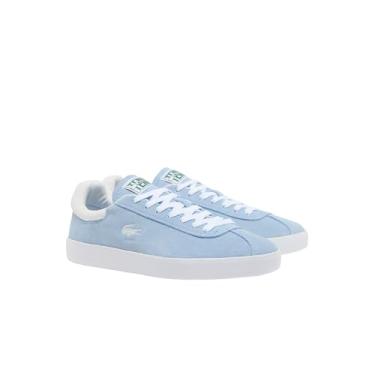 Imagem de Lacoste Tênis feminino Baseshot, Azul claro e branco, 35