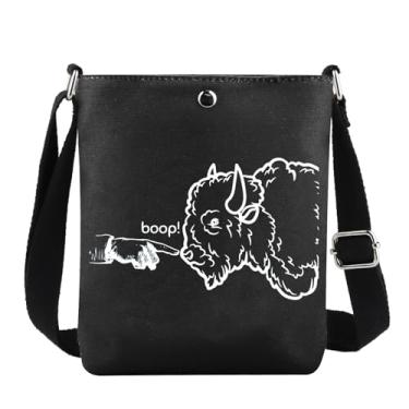 Imagem de G2TUP Bolsa tiracolo Bison Lover Gifts Boop The Nose Gifts National Park Bison Shoulder Bag, Boop! Cb, Ocidental