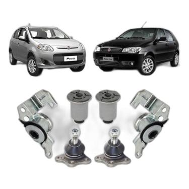 Imagem de Jogo Coxim Pivo Bandeja Dianteira Palio 2012 2013 2014 2015