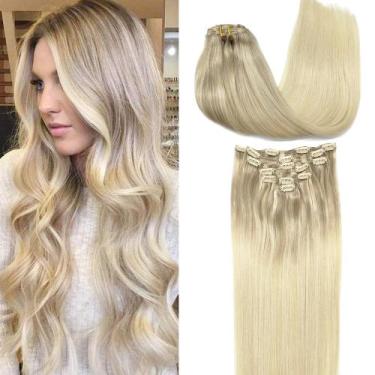 Imagem de Extensões de cabelo Clip in GOO GOO Real Human Hair 16 polegadas 120g