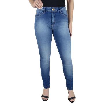 Imagem de Calça Feminina Lado Avesso Jeans Cigarrete Hiper - L12501-Feminino