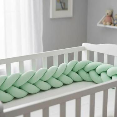 Imagem de Trança Lateral Protetora De Berço Americano 4 Metros - Carinha de Anjo