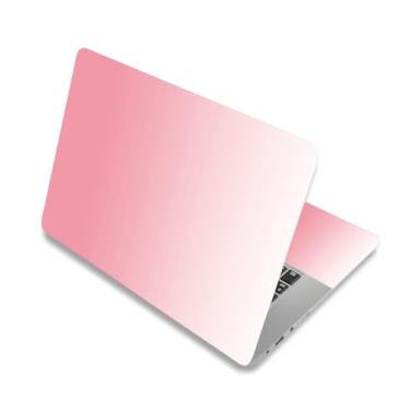 Imagem de ARTSO Adesivo para laptop 15,6 polegadas, arte universal personalizada vinil adesivo para notebook 12,1 13 13,3 14 15,4 15,4 15,6 polegadas, protetor de caderno de netbook, branco e rosa