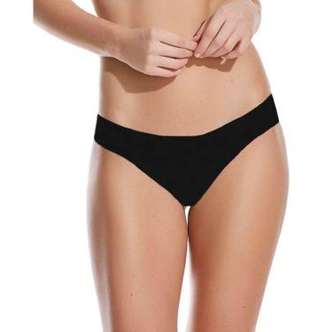 Imagem de Calcinha Tanga Feminina de Microfibra com Franzido No Bumbum Liebe Ref. 121001