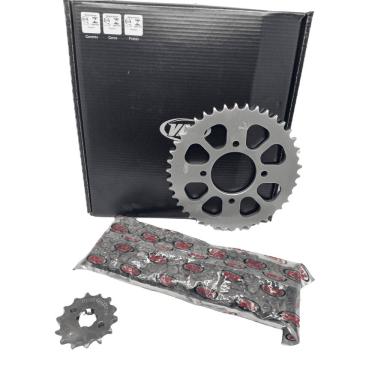 Imagem de Kit Relacao Transmissao Completo Haojue Chopper Road150 Cbs 2018 Em Diante  D00357x