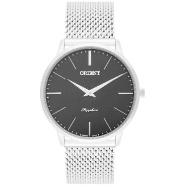 Imagem de Relógio Masculino Orient Slim Mbsss007 P1Sx Preto Safira