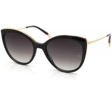 Imagem de Óculos Solar Ana Hickmann  ah9295 a01, Preto, 56