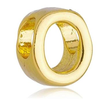 Imagem de Berloque Letra O Separador Banhado a Ouro 18k - Work Semijoias