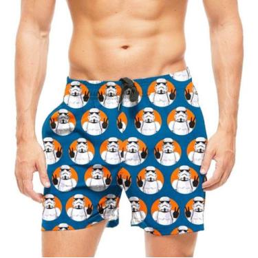 Imagem de Short Praia Shorts Banho Star Wars Stormtrooper 814 - smoke, Preto, G 