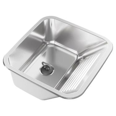 Imagem de Tanque de Embutir Inox Ghel Plus - 550x450x215mm, 30 Litros, Aço Polid