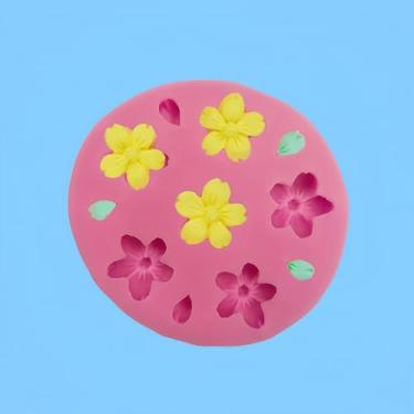 Imagem de Mini moldes de silicone, formas pequenas, formas de fondant, bolo, chocolate, molde de resina de argila de polímero para decoração de bolos, doces, cubos de gelo, sabonete, cera