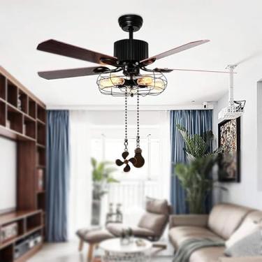 Imagem de Kit de extensão de corrente para ventiladores de teto e lâmpadas, corrente decorativa de metal para interruptor de luz e ventilador