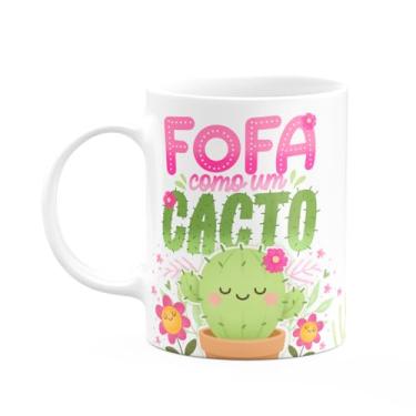 Imagem de JPS INFO, Caneca Divertida Vibes - Fofa como um cacto