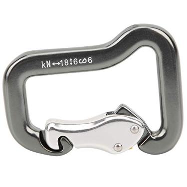 Imagem de Zerodis Suprimentos Ao Ar Livre Esportes Radicais Pára-quedas Mosquetão 84x64x12mm para Caminhadas Acessórios Acampamento Ao Ar Livre Mini Bloqueio Gancho Alumínio Esportes Radicais