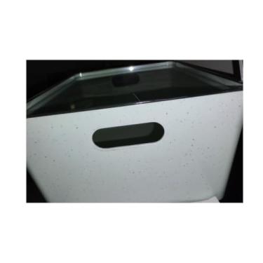 Imagem de Caixa Organizadora Multiuso 12,3L Empilhável com Tampa Transparente – Grande, Resistente e Ideal para Roupas, Brinquedos e Utensílios(1 Caixa 12,3 L/Branco Granito)