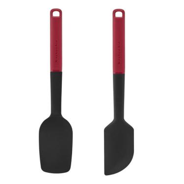 Imagem de Jogo Espátula Pão Duro Clássica Silicone Vermelha Kitchenaid