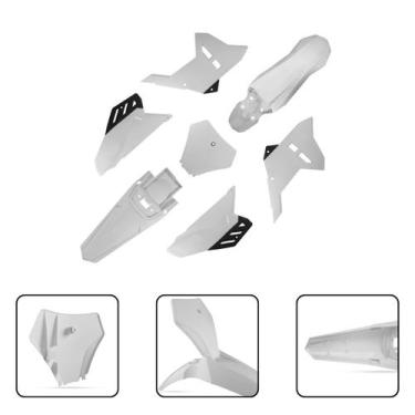 Imagem de Kit Plástico Completo Biker My25 Crf 230 2008 a 2021, Branco